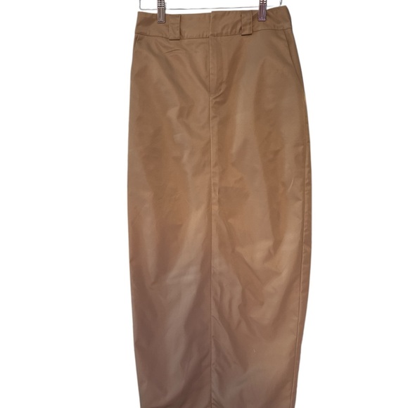 NanaMacs Tan Maxi Pencil Skirt for Casual Wear - Picture 2 of 5